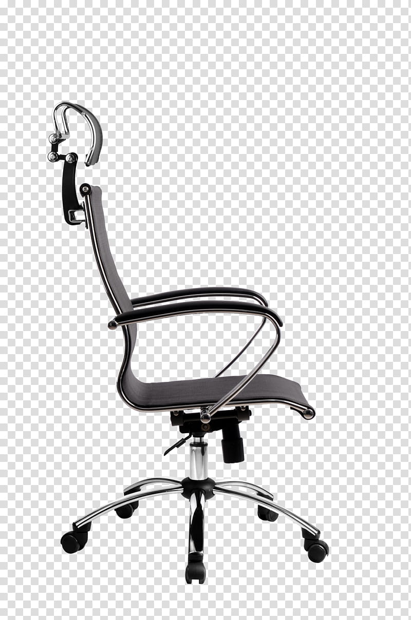 Metal, Wing Chair, Office Desk Chairs, Furniture, Table, Upholstery, Black, Leather transparent background PNG clipart