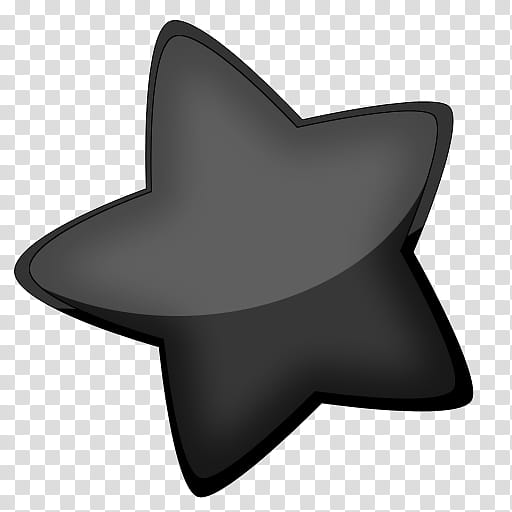 black star transparent background PNG clipart