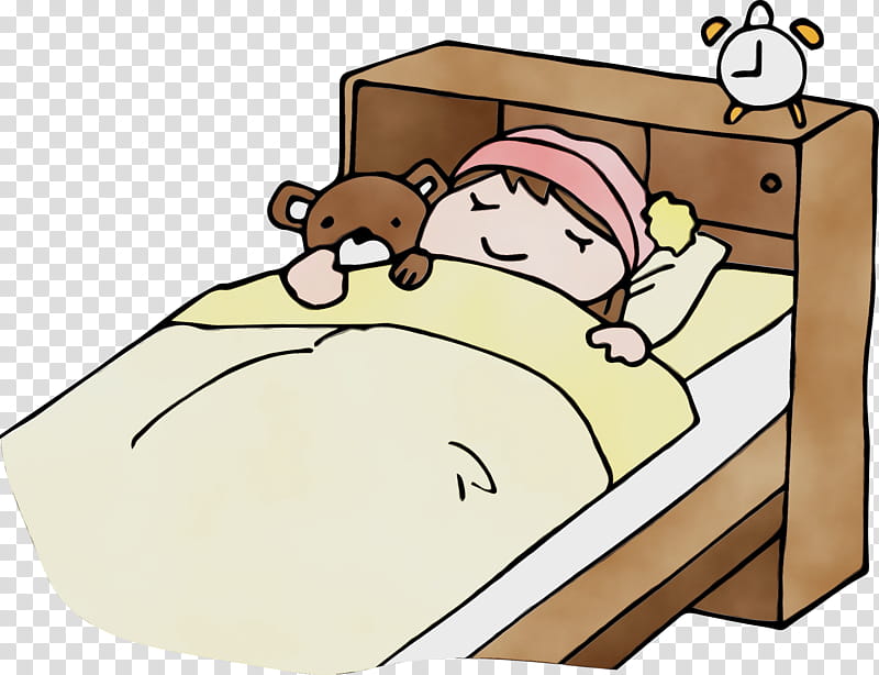 cartoons asleep in beds