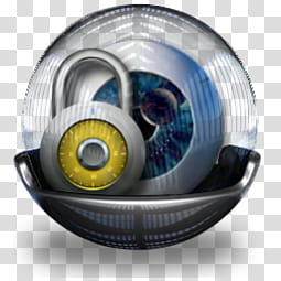 Sphere   , gray padlock transparent background PNG clipart