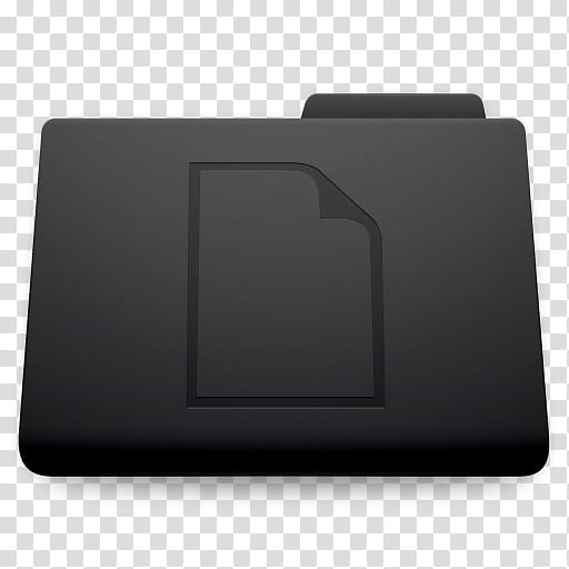 ALUMI Black, black folder transparent background PNG clipart
