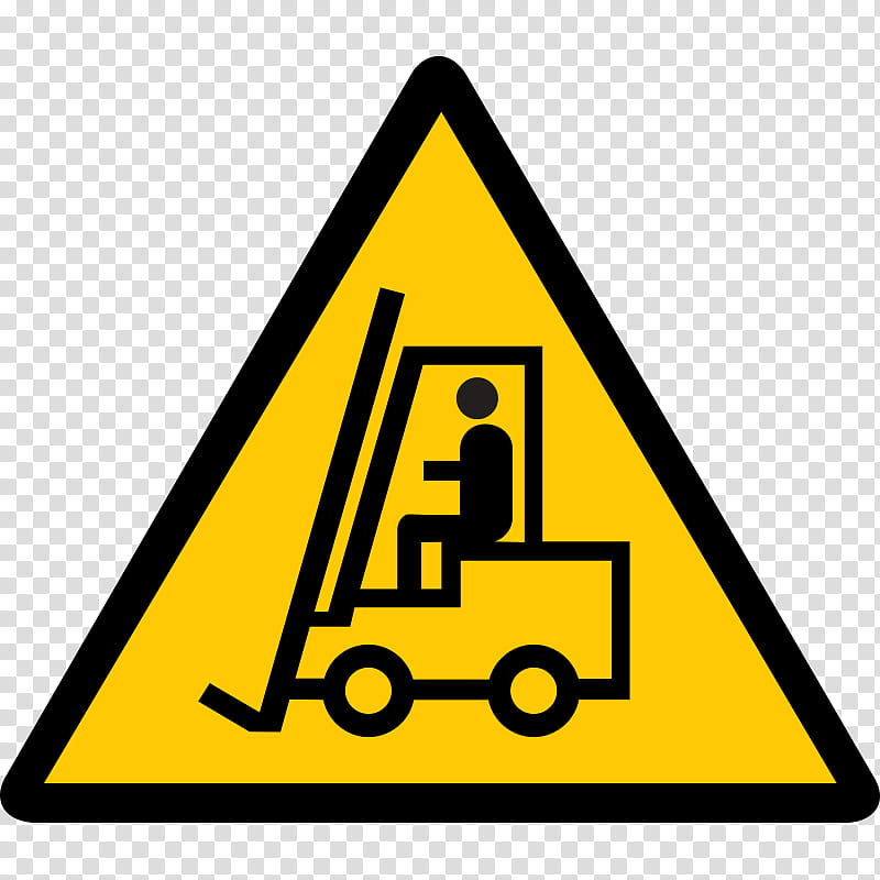 Sign Yellow, Iso 7010, Sticker, Advertising, Warning Sign, Forklift, Construction, Label transparent background PNG clipart