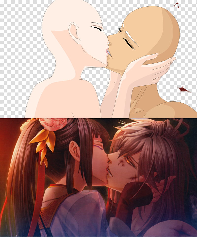 Download Anime Couple Kiss Under Starry Night Sky Wallpaper  Wallpaperscom