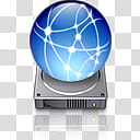 Leopard for Windows XP, blue globe icon transparent background PNG clipart