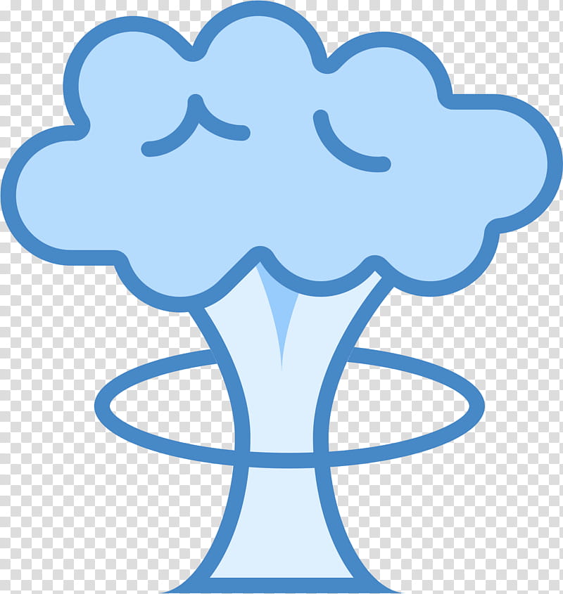 Mushroom Cloud, Cloud Computing, Cloud Analytics, Cloud Storage, Microsoft Azure, Oracle Cloud, Blue, Line Art transparent background PNG clipart