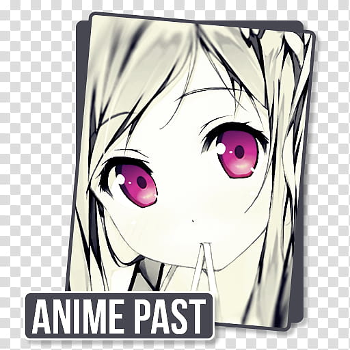 Anime Icon , Anime Past, Anime Past folder icon illustration transparent background PNG clipart