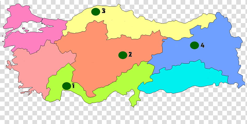 Turkey, Map, Region, Geography, Green, Area, World, Ecoregion ...