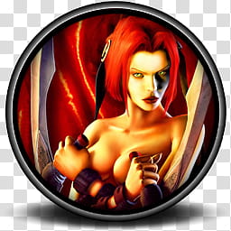 Bloodrayne  icon , Bloodrayne a transparent background PNG clipart