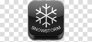 3D Dark Icon , Snowstorm transparent background PNG clipart thumbnail
