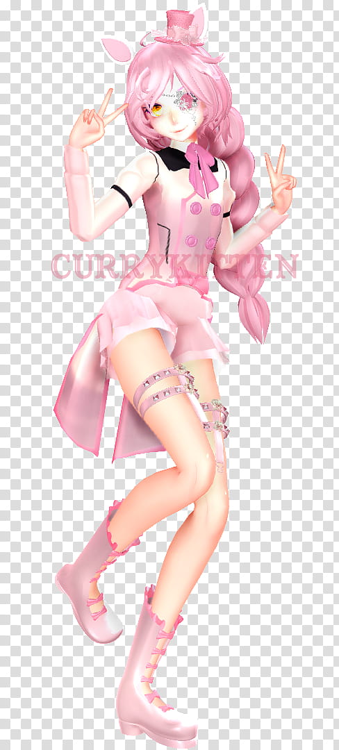 .: Mangle DL [FNAF + MMD] :., Curry Kitten character transparent background PNG clipart