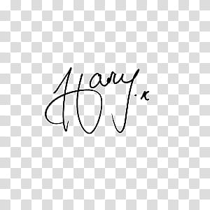 One Direction firmas, hary text transparent background PNG clipart