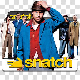 Brad Pitt Movie Collection Folder Icon , Snatch_x transparent background PNG clipart