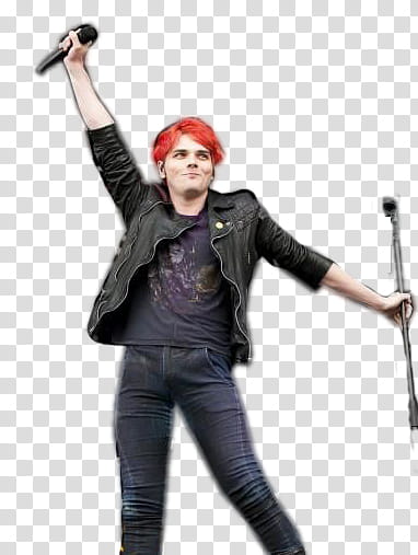 Gerard Way transparent background PNG clipart