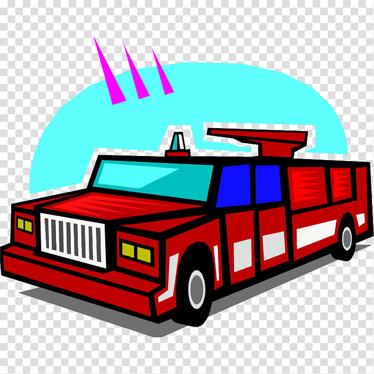 Bus, Car, Fire Engine, Truck, Van, Transport, Vehicle, Fire Apparatus transparent background PNG clipart