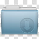 Similiar Folders, blue arrow down icon transparent background PNG clipart