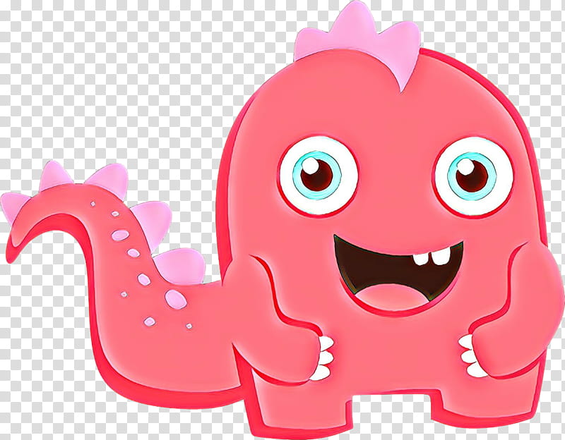 Octopus, Pink M, Animal, Character, Nose, Cartoon, Magenta, Smile transparent background PNG clipart