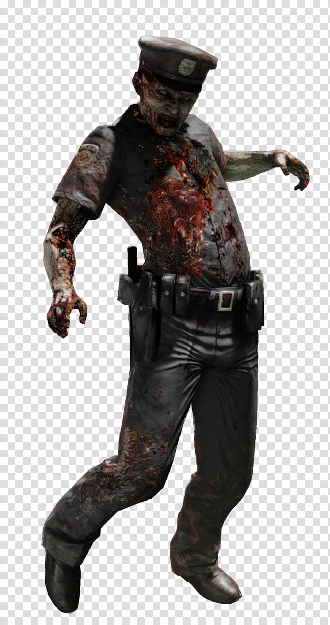 Umbrella Corps, Zombie , Render, male character transparent background PNG clipart