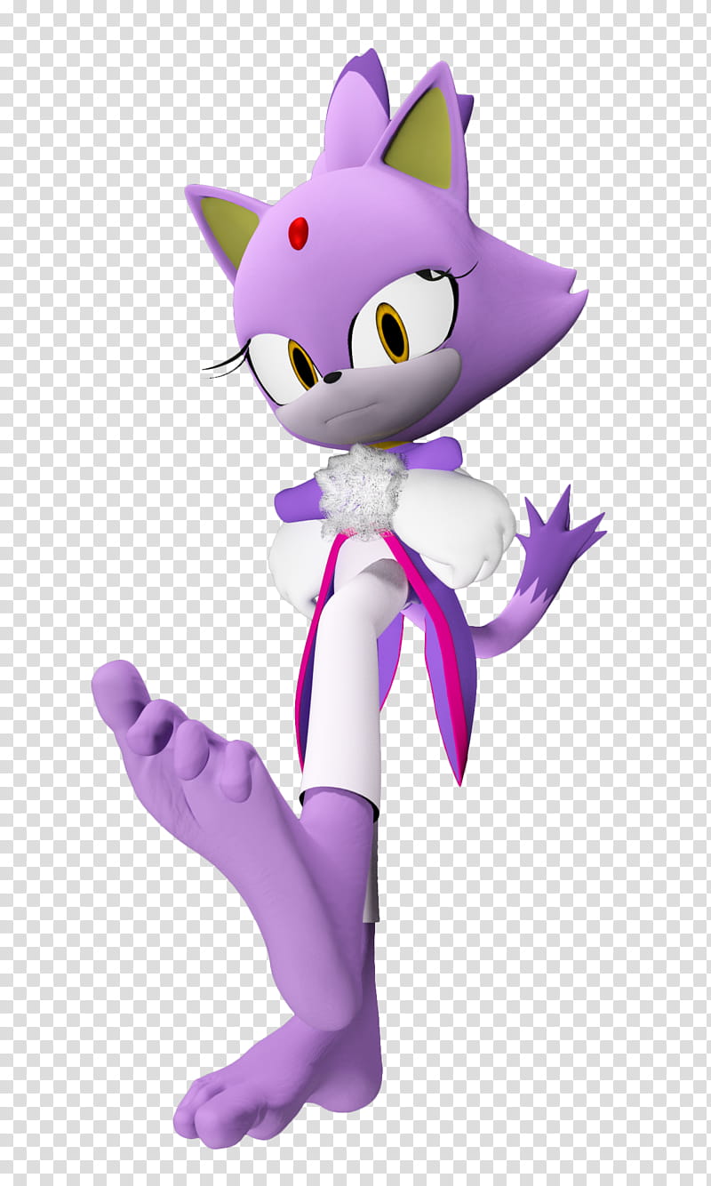 D Blaze the Cat joins the club, Sonic the Hedgehog artwork transparent background PNG clipart