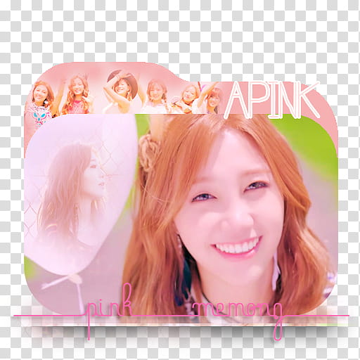 APINK REMEMBER PINK VER FOLDER ICONS, EJ transparent background PNG clipart