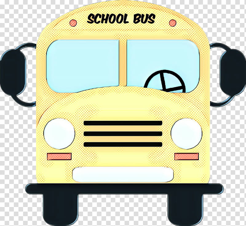 School Line Art, Pop Art, Retro, Vintage, Bus, School Bus, Ligne De Bus, Student Transport transparent background PNG clipart