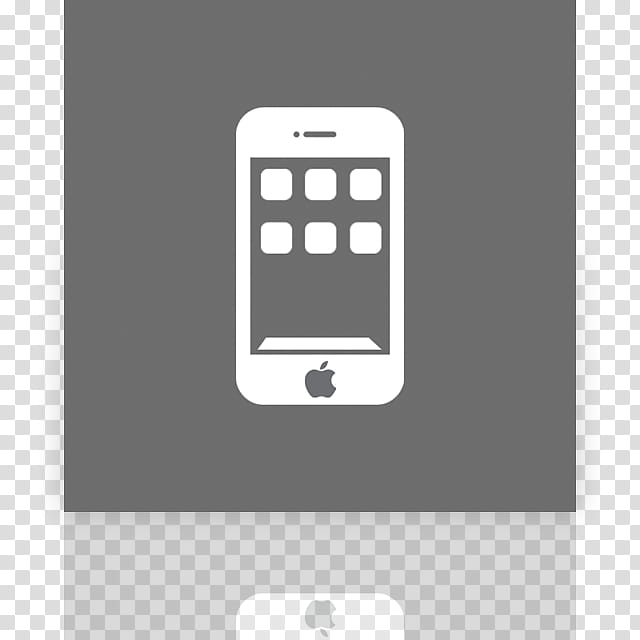 Metro UI Icon Set  Icons, iPhone_mirror, white Apple transparent background PNG clipart