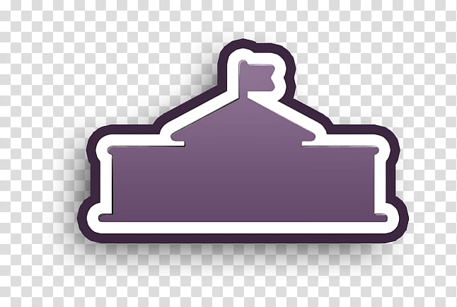 Education elements icon University icon, Violet, Logo, Label, Thumb transparent background PNG clipart