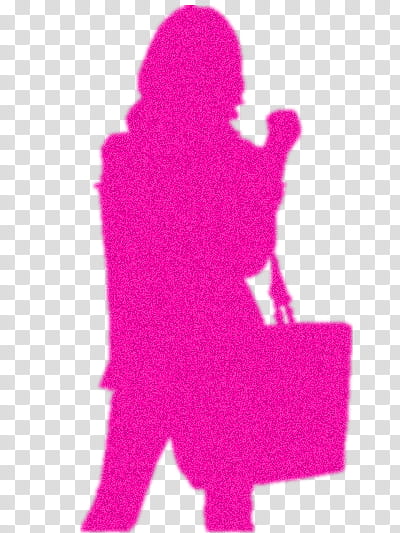 Recursos de ChiHoon y Shin Yeong, pink woman holding bag illustrtaion transparent background PNG clipart