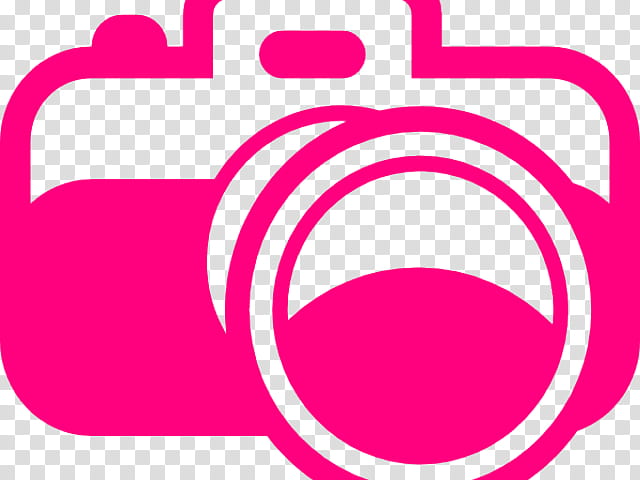 Camera Symbol, graphic Film, Digital Cameras, Digital Slr, Video Cameras, Camera Lens, Pink, Text transparent background PNG clipart