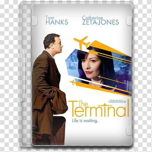 Movie Icon Mega , The Terminal, closed The Terminal DVD case transparent background PNG clipart