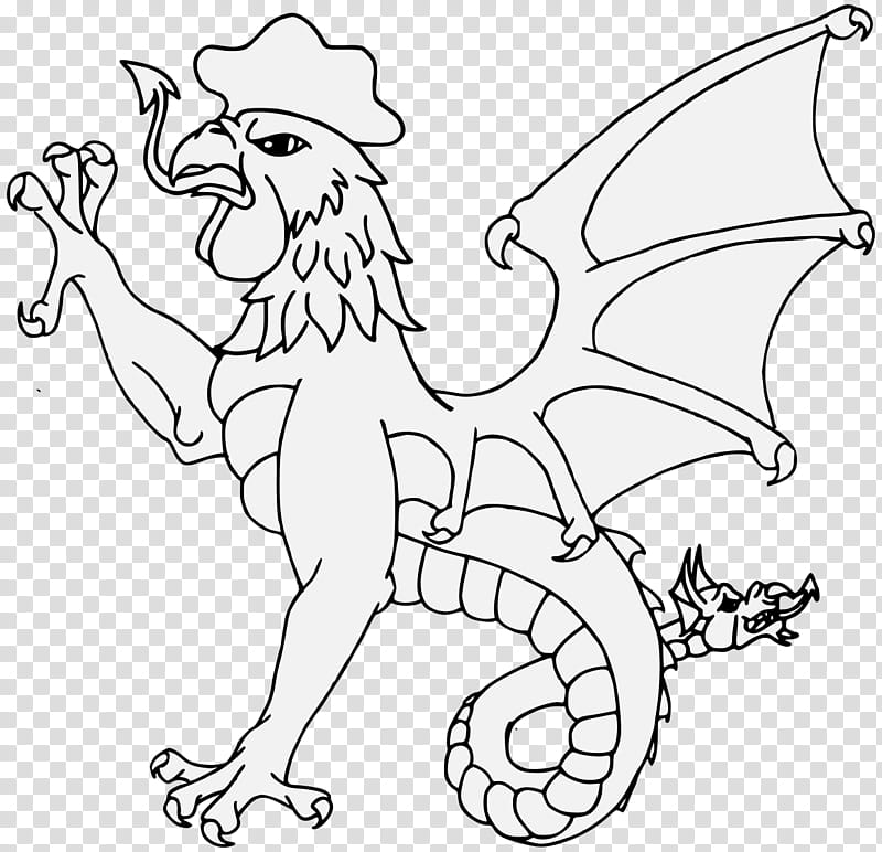 Monster, Line Art, Artist, Dragon, Artists Portfolio, 2018, Basilisk, Rooster transparent background PNG clipart