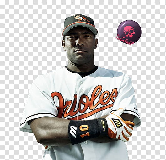 Human Renders, man wearing white Orioles jersey shirt transparent background PNG clipart