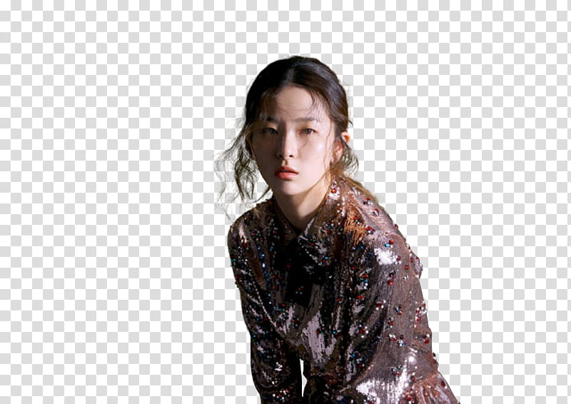 Red Velvet Irene n Seulgi P, women's gray long-sleeved top transparent background PNG clipart