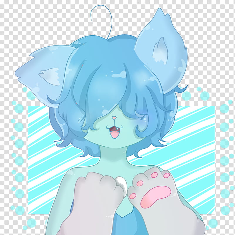 Neko Blue Pearl (Steven Universe) transparent background PNG clipart