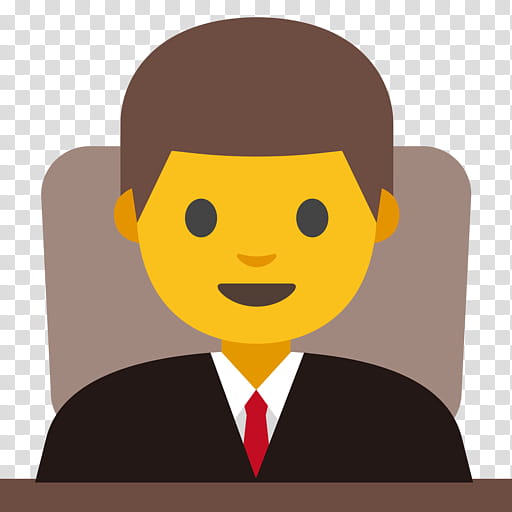 Smile Emoji, Judge, Prosecutor, Cartoon, Lawyer, Television, Emoticon, Profession transparent background PNG clipart