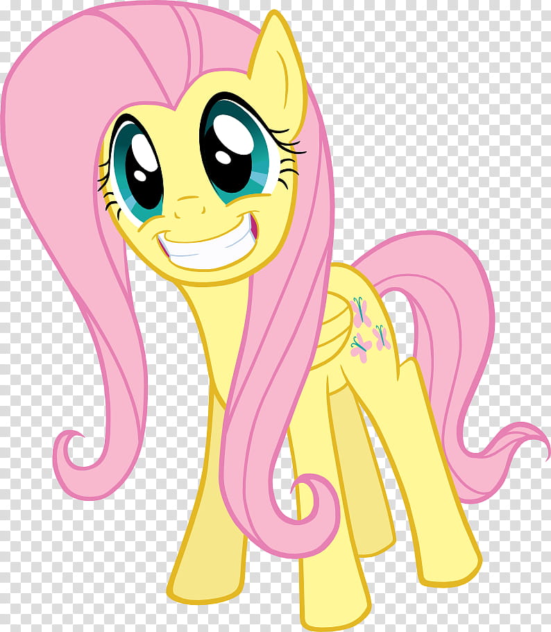 Smiley Fluttershy, My Little Pony Fluttershy transparent background PNG clipart