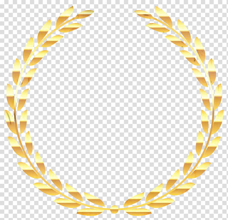 Gold Laurel, Laurel Wreath, Bay Laurel, Olive Wreath, Crown, Yellow, Body Jewelry, Jewellery transparent background PNG clipart