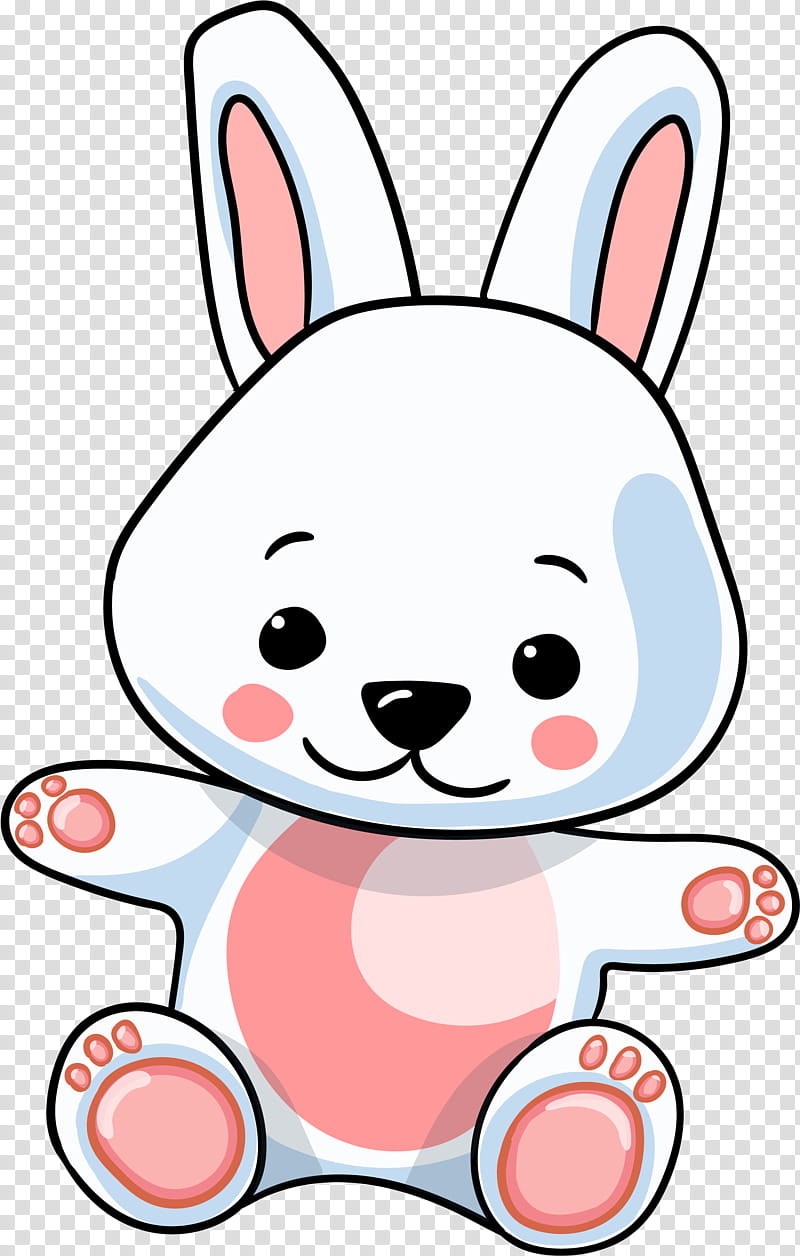 Easter Bunny, Hare, Rabbit, Cartoon, Cuteness, Drawing, Leporids ...