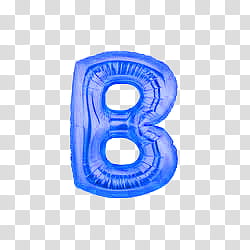 Cry Baby, blue letter B decor transparent background PNG clipart