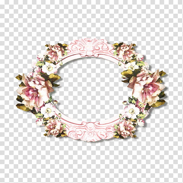 Pink Flower, Frames, Wreath, Door, Ornament, Quadro, Plaster, Leaf transparent background PNG clipart