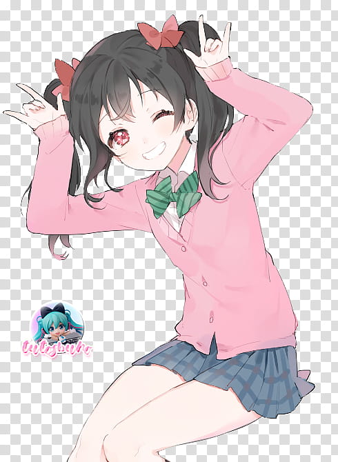 Nico Yazawa render I transparent background PNG clipart