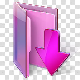 Vista Style RTM Pink Icon, Folder transparent background PNG clipart