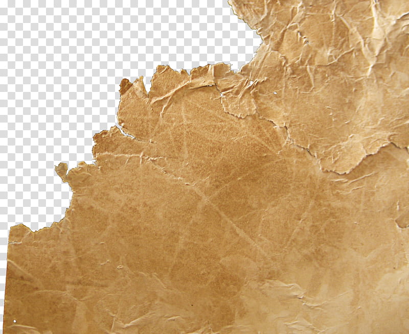 Parchment, brown textile transparent background PNG clipart