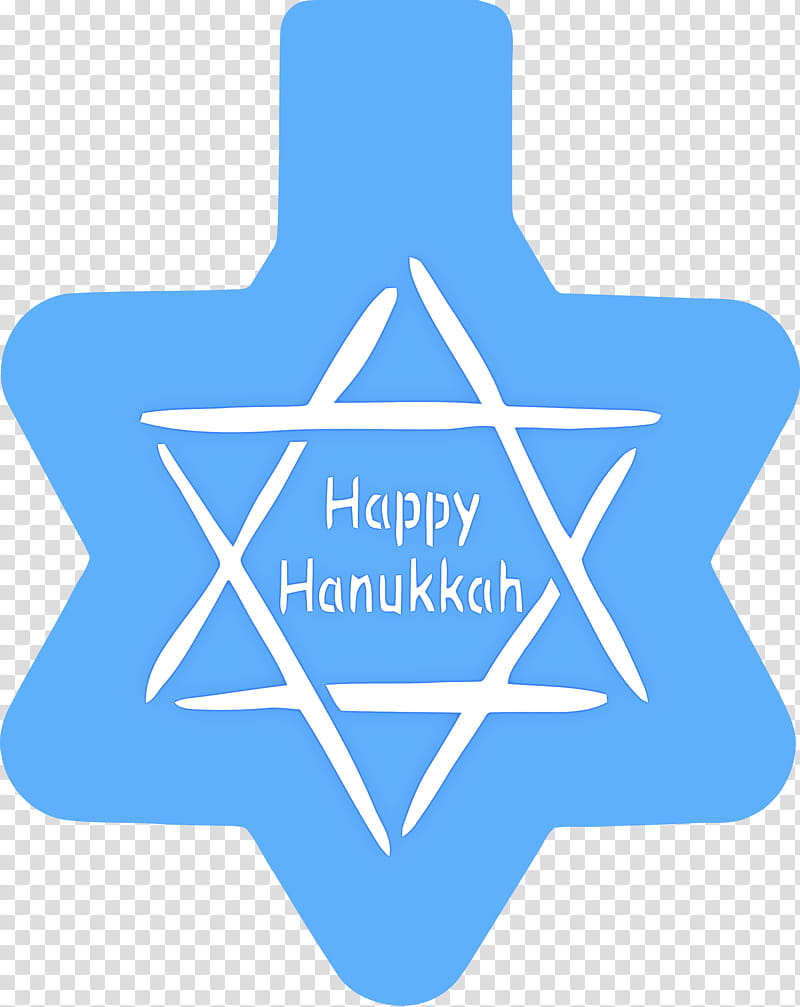 Hanukkah Star Hanukkah Happy Hanukkah, Blue, Turquoise, Text, Aqua, Azure, Line, Logo transparent background PNG clipart