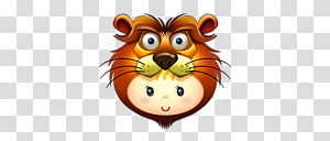 DeDecoraciones s, girl wearing lion hat illustration transparent background PNG clipart thumbnail