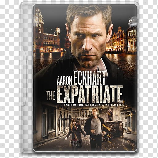Movie Icon , The Expatriate, The Expatriate DVD case illustration transparent background PNG clipart