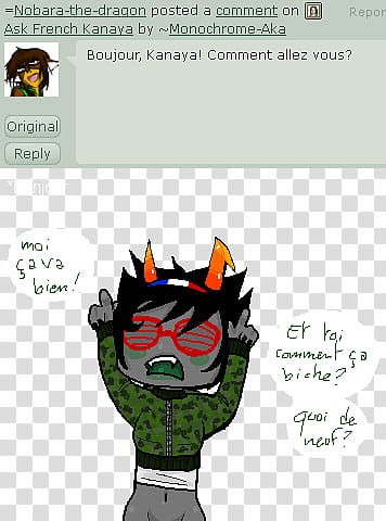 Ask French Kanaya, Question  transparent background PNG clipart