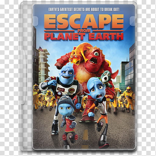 Movie Icon , Escape from Planet Earth, Escape from Planet Earth DVD case transparent background PNG clipart