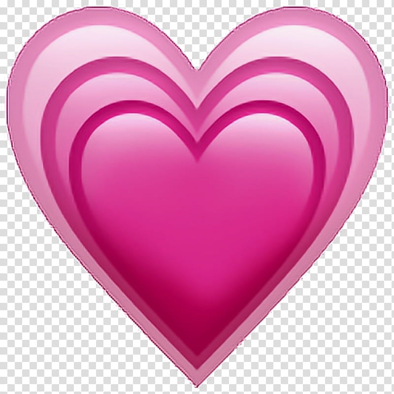 Emoji Iphone Love, Heart, Iphone 7, Apple, Apple Color Emoji, Pink, Magenta, Valentines Day transparent background PNG clipart