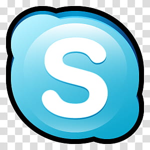 Sleek XP Software, Skype logo screengrab transparent background PNG clipart