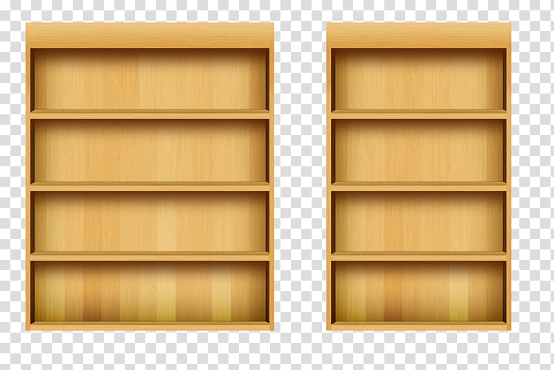 cabinet, two brown wooden -layer shelves transparent background PNG clipart